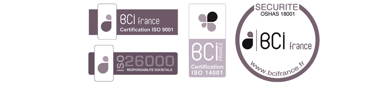 Nos certifications et normes